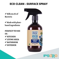 White Magic Eco Clean - Surface Spray [ Palm Oil Free / Chlorine Free / Ammonia Free  Made in Australia / Australian Grown Ingredients  Made with Australian Tea Tree and Eucalyptus Oil ]