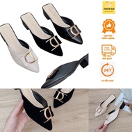 D buckle pointed toe (large form - 1 to 2 sizes back when ordering)