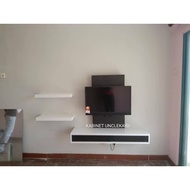Wall mount modern floating tv cabinet / kabinet tv moden gantung (3100120749)