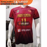 READY STOCK JERSEY VOLLEY BALL ORIGINAL LIFCO PRAPON JAWA TENGAH COWOK