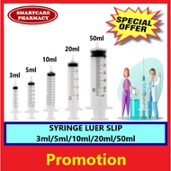 STERILED DISPOSABLE LUER SLIP SYRINGE 3ML/5ML/10ML/20ML/50ML