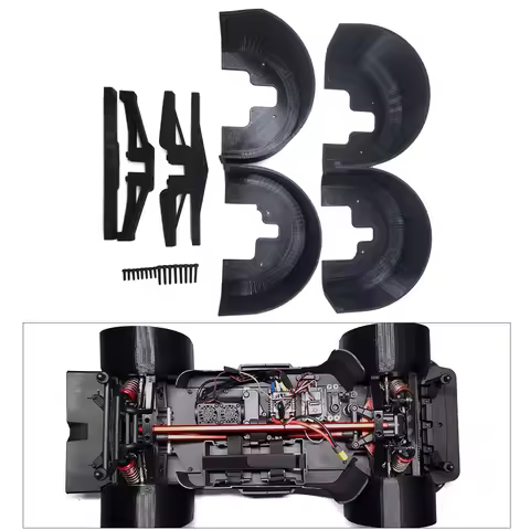 MJX 7303 Simulation Front Rear Fenders Fender Lining For Mjx 7303 Hyper Go 1/7 Rc Car Citroen C3 RC 