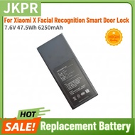 100% New High Quality JKPR Battery 7.6V 47.5Wh 6250mAh for Xiaomi X Facial Recognition Smart Door Lo