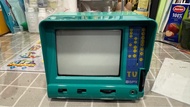 4.5吋 PROTABLE B/W TV 小電視 映像管 全新 老物 湖水綠 Avanti