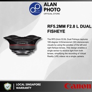 Canon RF 5.2mm F2.8 L Dual Fisheye 3D VR Lens Canon RF for EOS R5 EOS R6 II ROS R8 EOS R7 | Canon Singapore Warranty