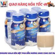 [ CHỈ GIAO CHO ĐƠN ĐẶT HỎA TỐC HỒ CHÍ MINH ]  1 Lốc Sữa ENSURE GOLD Pha Sẵn 6 Chai 237 Ml