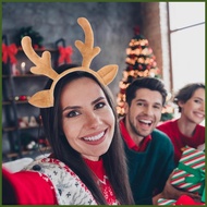 Christmas Reindeer Antlers Headband Cute Realistic Deer Antlers Headband Animal Ears Headband for Co
