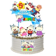 Wolfoo Family Birthday Cake Topper / Birthday Cake Decoration