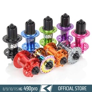 Koozer XM490pro Pair HG MTB Bicycle Hub 8 9 10 11 12S 24 28H 32H 36 Holes CRMO Steel Axle 100 135 QR