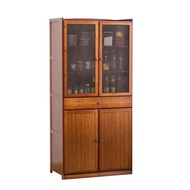 BW88# Simple Cupboard Kitchen Old-Fashioned Small Cupboard Breathable Household Sideboard Cabinet Economical Tea Cabinet