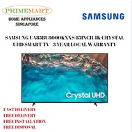 SAMSUNG UA85BU8000KXXS 85INCH 4K CRYSTAL UHD SMART TV - 3 YEAR LOCAL WARRANTY *FREE DELIVERY* *FREE INSTALL AND DISPOSE*