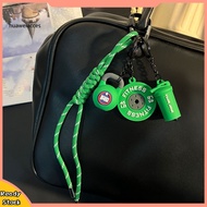 [HW] Barbell Keychain Sports Keychain Silicone Gym Lover Keychain Dumbbell Barbell Water Cup Charm f