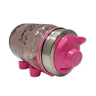 Jarware 窄口粉紅豬存錢撲滿梅森罐