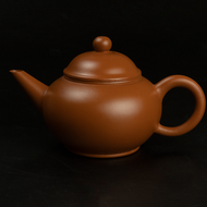 中國 國家級 陶瓷藝術大師 章燕明 手拉朱泥 薄胎 茶壺 標準壺
