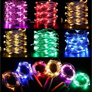 LED Wine Bottle Cork 1M String Lights Christmas Decoration led Lamp Bottle Fairy Lights Holiday Copp