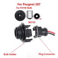Peugeot 207 Rear Fog Light BA15S P21W Bulb Holder Base Socket Adapter Connector