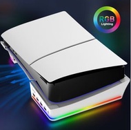 ipega - PS5 Pro/ PS5 Slim 輕薄版主機通用 RGB 電競彩燈橫置式支架 Horizontal Stand 連USB Hub擴充端子 [平行進口]