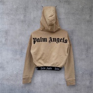 Palm Angels Cropped Hoodie