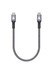 ANDNOVA Short USB C to USB C Cable Perfect for Android Auto, 10Gbps SuperSpeed Data Transfer Cable C