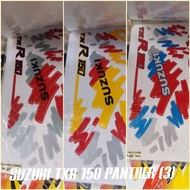 SUZUKI TXR 150 PANTHER (3) BODY STICKER SET - DECAL MOTORCYCLE STRIPE MOTOR TXR 150 PANTHER