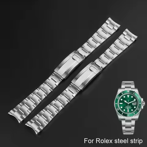 904L Watch Bracelet For Rolex DAYTONA GMT SUBMARINER Watch Accessories Metal Strap Stainless Steel 2