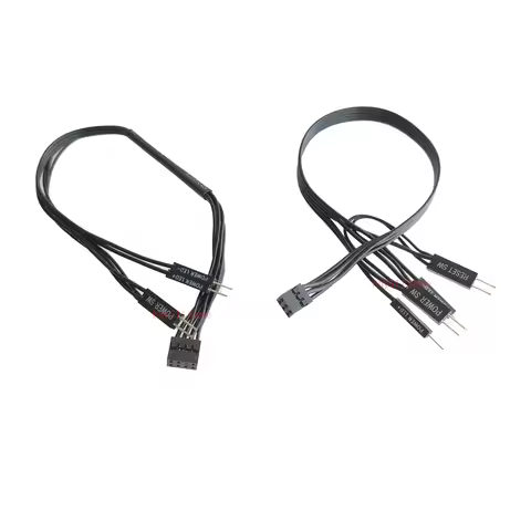 Small 6Pin 8Pin Female To Power Led SW Reset Switch Dupont I/O Cable for Dell Mainboard Motherboard 