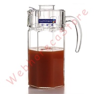 LUMINARC Octime Pitcher Water Jug 1.6 L Glass Kettle 1600ml