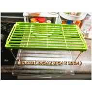 Foldable storage rack,Rak serbaguna boleh lipat, Kitchen adjustable folding rack/cosmetic rack/stora