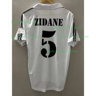 2002-2003 Real Madrid FIGO ZIDANE R.CARLOS Top Quality Home Retro Soccer Jersey custom T-shirt Footb