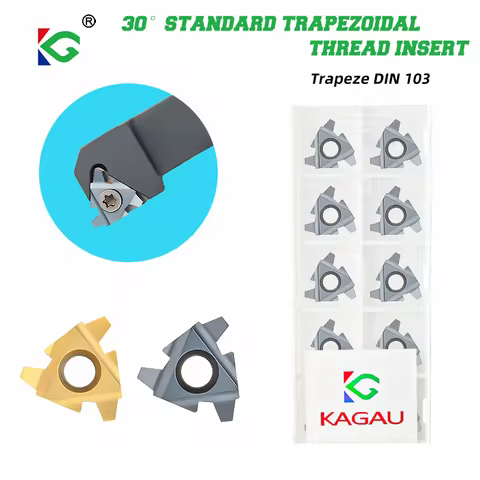 Trapezoidal Thread Carbide Inserts TR-30° 16ER 16IR 1.5TR 2.0TR 22ER 22IR Threading Blade CNC Thread