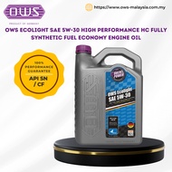 OWS Germany 5W-30 Ecolight High Performance HC-Synthetic Fuel Economy Engine Oil 4L