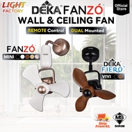 DEKA MS160 MDC168 16" Designer Wall Fan | FANZO MIRA MINI 16" | FIERO TINY VIVI 16" Wall Fan DC Moto