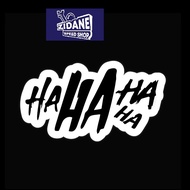 Hahahaha Viral Laughing Sticker Cutting Sticker