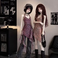 BJD四分废土风辣妹纱裙1/2沙丘轻亚穿搭7.25 BJD 1/4 Scale Wasteland Style Hot Girl Tulle Skirt 1/2 Dune Light Asian St