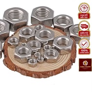 10 pieces of stainless steel nuts M5 - M10, stainless steel rivets of all sizes, stainless steel nut