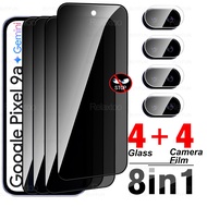 8in1 Pixel 9a Glass Camera Lens Film For Google Pixel9a  Screen Protector Privacy Tempered Glass Pix