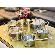 Zwilling Twin Classic 5 pot set Piece - Matte steel series