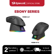 Redragon Ebony M998 Triple Mode Gaming Mouse BT 2.4G Wired Dual 8K With Charging Dock LCD Screen