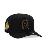 NEW ERA NEW YORK YANKEES WORLD SERIES 1999 BLACK 9FIFTY A FRAME SNAPBACK HAT