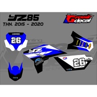 Decal Sticker YZ 250 New Full Body Sticker YZ 250 New Fullbody Free Custom