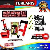 2in1 tire patch, electric tire patch, burn tire patch, universal motorcycle tire patch