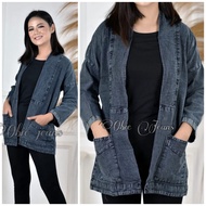Jeans blazer Women's blazer/ jumbo blazer/ Women's jeans cardigan/ Modern women's jeans outer/ blaze