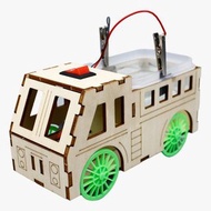 STEAM教學教具 DIY鹽水發電動力車材料包 兒童益智玩具