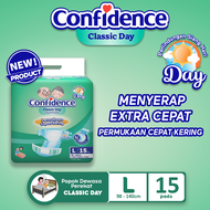 Confidence Classic Day L15 - Confidence Popok Dewasa Classic Day L 15