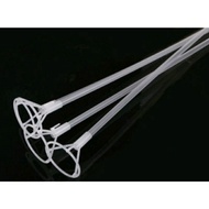 Pvc balloon stick length 60. 45, 30 cm, clear balloon stick