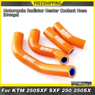 สำหรับKTM 390 250SXF SXF 250 250SXน้ำคูลเลอร์คูลลิ่งหม้อน้ำรถจักรยานยนต์หม้อน้ำเครื่องทำน้ำอุ่นท่อน้