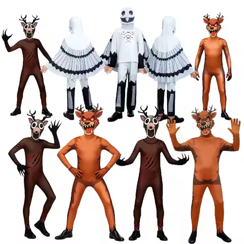 Halloween Elk Nights In The Forest Deer Kids Cosplay Costume Deer Owl Party 99 Night ForestHorror Ga