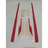Yamaha dt100X Enduro transparent striping sticker sticker motor