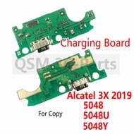 USB Charging Board Port For Alcatel 3X 2019 5048 5048U 5048Y USB Charging Dock Port Flex Cable Repai