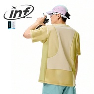 COOLMAX เสื้อยืดแขนสั้นเสื้อกั๊กกันหนาว2025ฤดูใบไม้ผลิ/ฤดูร้อนแห้งเร็วกลางแจ้งแบบประกบกัน